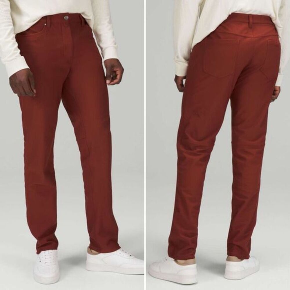 Lululemon ABC Slim-Fit Corduroy Pant 32" in Date Brown Size 33